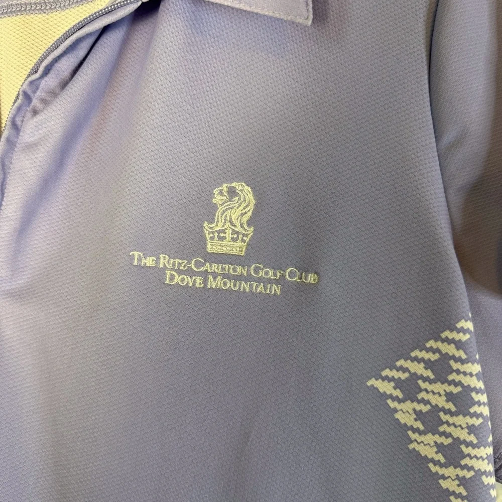 Womens Golf Tennis shirt Lavender Nike Dry Fit Sz M - Picture 2 of 5